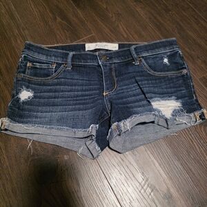 Abercrombie & Fitch Dark Wash Jean Shorts